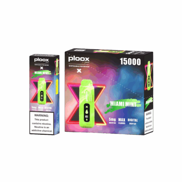PLOOX PORTABLE HOOKAH 9900 PUFFS DISPOSABLE