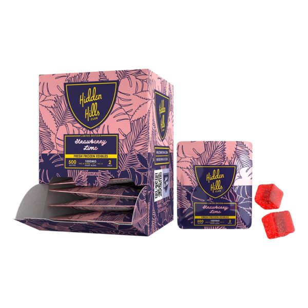 Hidden Hills THCA Ultra Heady Blend Gummies, 2CT, 1000 mg