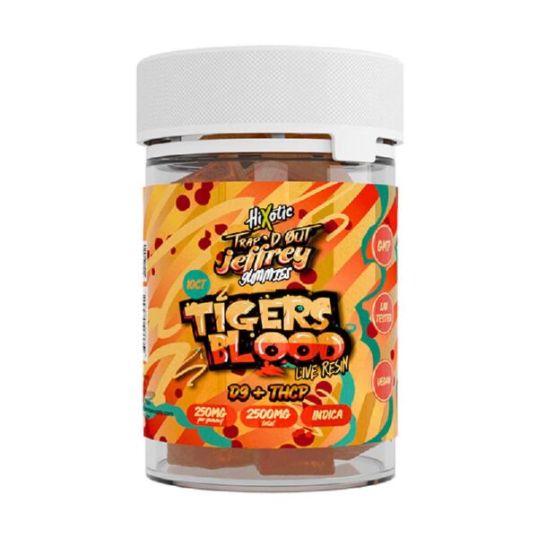 HiXotic Trap'd Out Jeffrey D9 + THCP Gummies, 10CT, 2500 mg