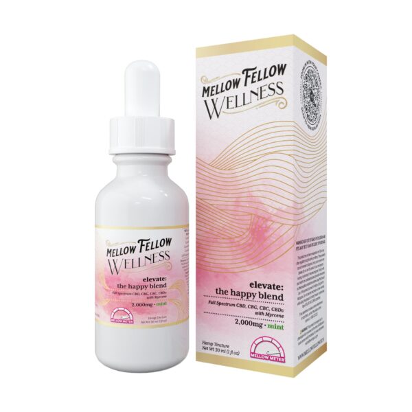 Mellow Fellow Wellness CBD Tincture-2000mg
