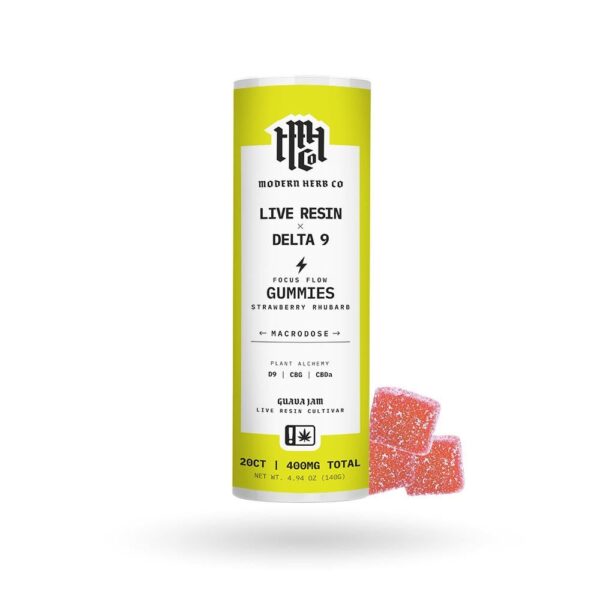Modern Herb Co. Live Resin D9 Gummies, 20CT, 440 mg